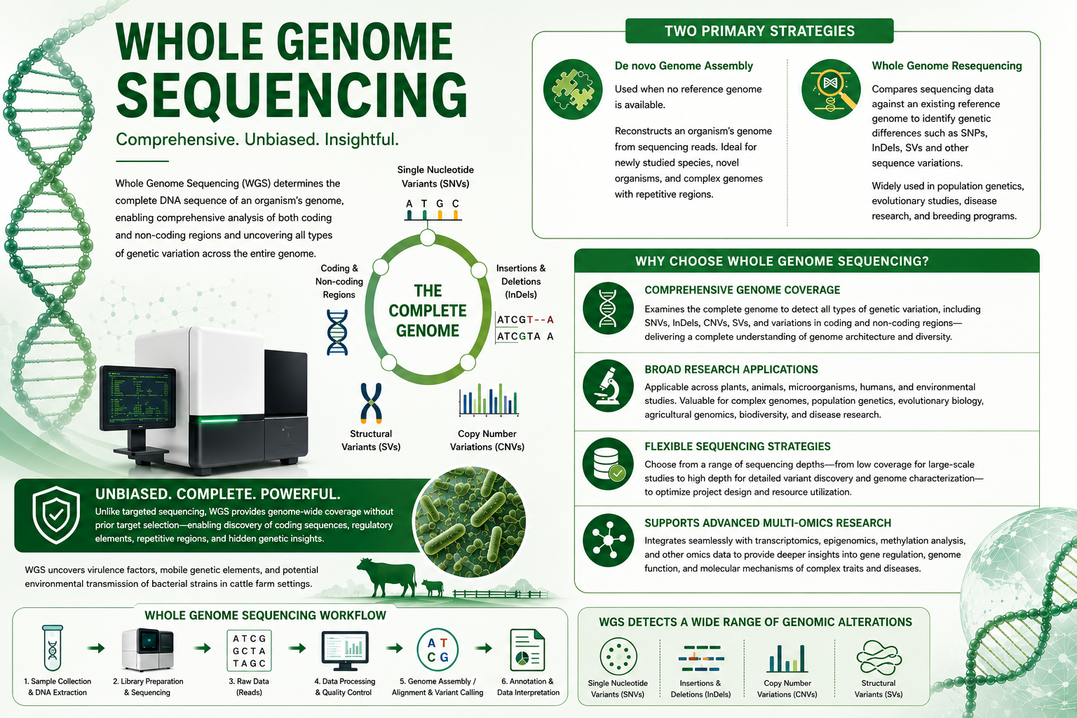 Whole Genome Sequencing (WGS) Services: Precision Solutions for Genetic Discovery